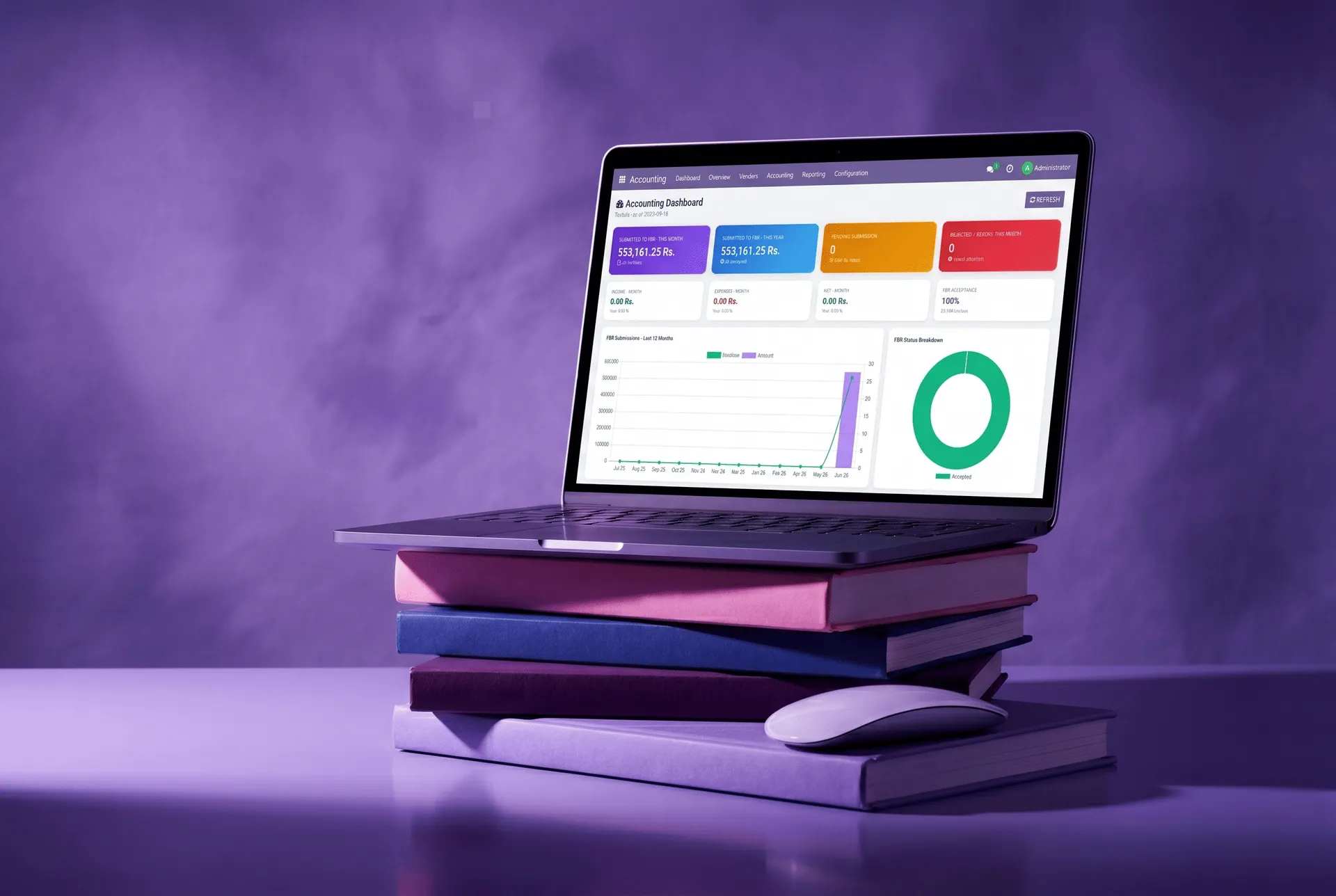 TaxHub double-entry accounting and bookkeeping interface